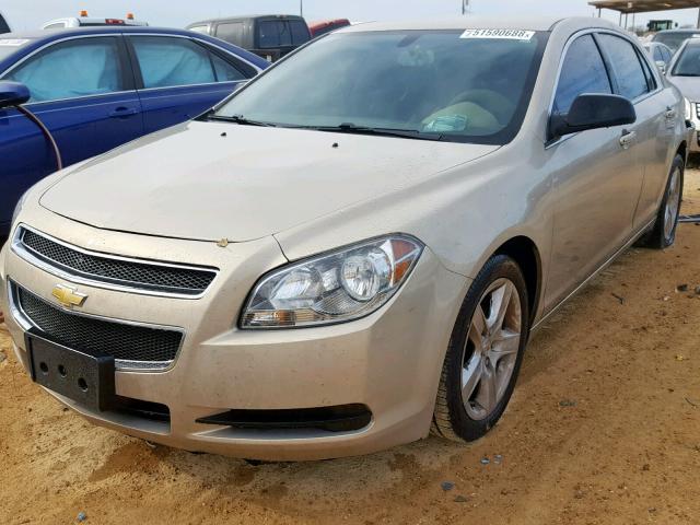 1G1ZB5E11BF122777 - 2011 CHEVROLET MALIBU LS GOLD photo 2