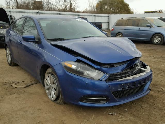 1C3CDFBB3ED768630 - 2014 DODGE DART SXT BLUE photo 1