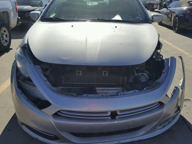 1C3CDFBA4DD302484 - 2013 DODGE DART SXT SILVER photo 9