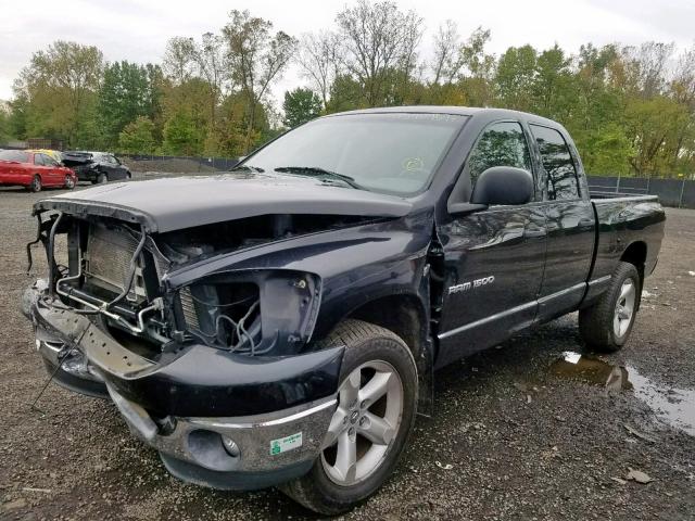 1D7HU18267J594669 - 2007 DODGE RAM 1500 S BLACK photo 2