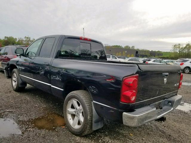 1D7HU18267J594669 - 2007 DODGE RAM 1500 S BLACK photo 3