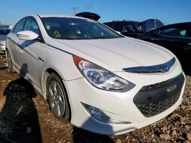 KMHEC4A45CA030627 - 2012 HYUNDAI SONATA HYB WHITE photo 1