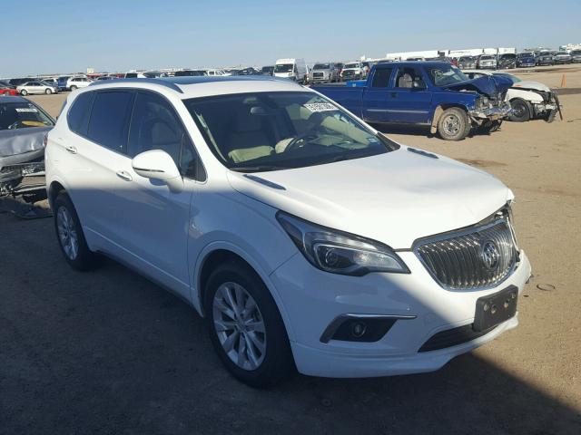 LRBFXBSA5HD242874 - 2017 BUICK ENVISION E WHITE photo 1