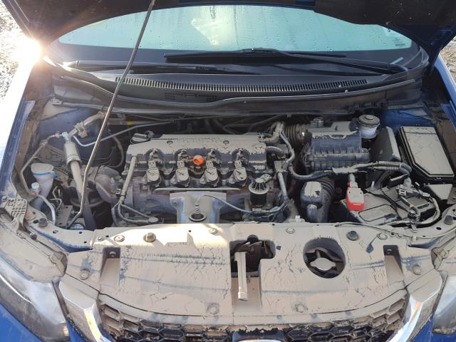 19XFB2F96EE200031 - 2014 HONDA CIVIC EXL BLUE photo 7