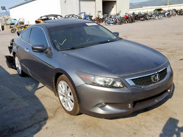 1HGCS21809A005702 - 2009 HONDA ACCORD EXL GRAY photo 1