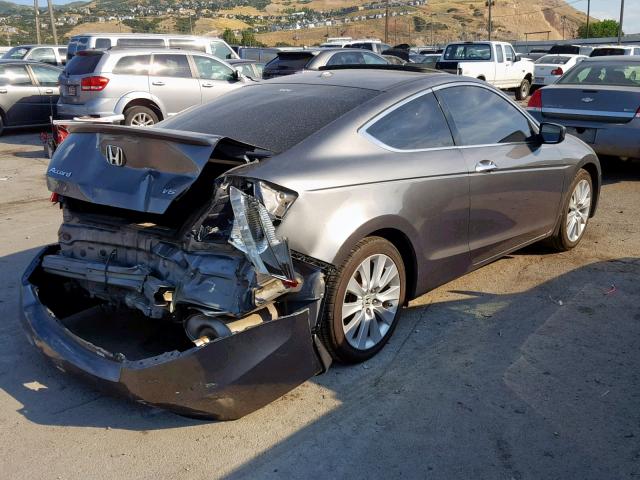 1HGCS21809A005702 - 2009 HONDA ACCORD EXL GRAY photo 4