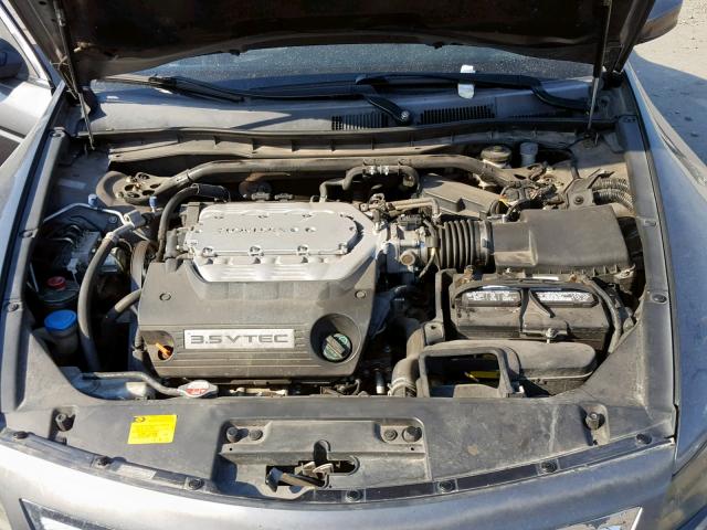 1HGCS21809A005702 - 2009 HONDA ACCORD EXL GRAY photo 7