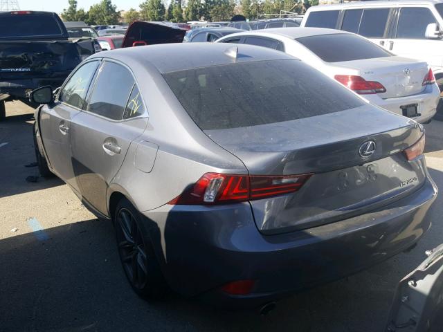 JTHBF1D26E5035949 - 2014 LEXUS IS 250 GRAY photo 3