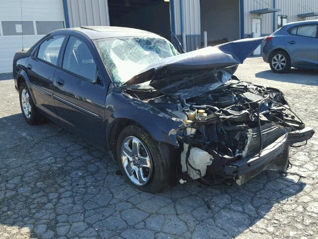 1B3EL56R22N355517 - 2002 DODGE STRATUS ES BLUE photo 1