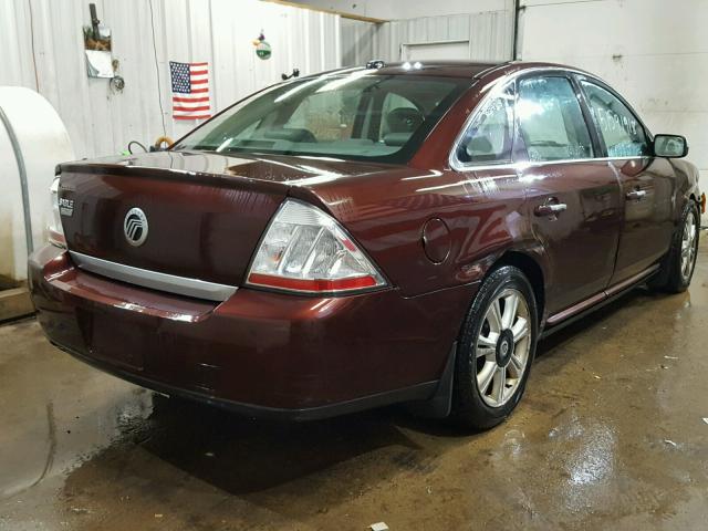 1MEHM42W29G609903 - 2009 MERCURY SABLE PREM MAROON photo 4