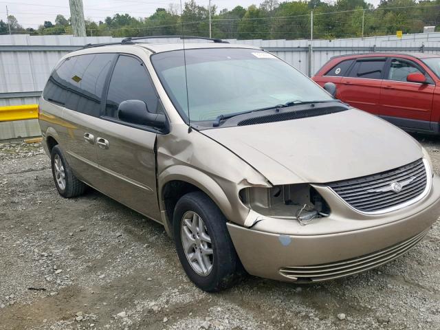 2C4GP34372R783696 - 2002 CHRYSLER TOWN & COU TAN photo 1