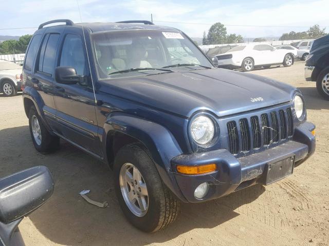 1J8GL58K92W357792 - 2002 JEEP LIBERTY LI BLUE photo 1