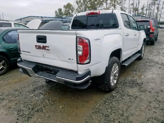 1GTG6CE39F1199263 - 2015 GMC CANYON SLT WHITE photo 4