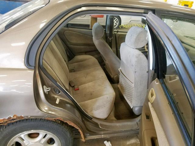 1Y1SK548XXZ412251 - 1999 CHEVROLET GEO PRIZM ოქროსფერი ფოტო 6