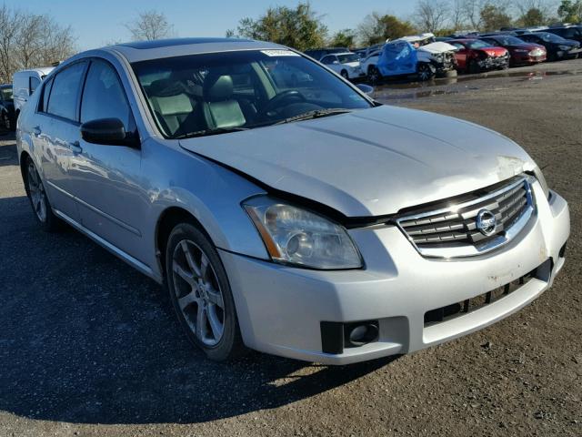 1N4BA41E37C859203 - 2007 NISSAN MAXIMA SE SILVER photo 1