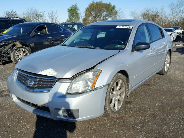 1N4BA41E37C859203 - 2007 NISSAN MAXIMA SE SILVER photo 2