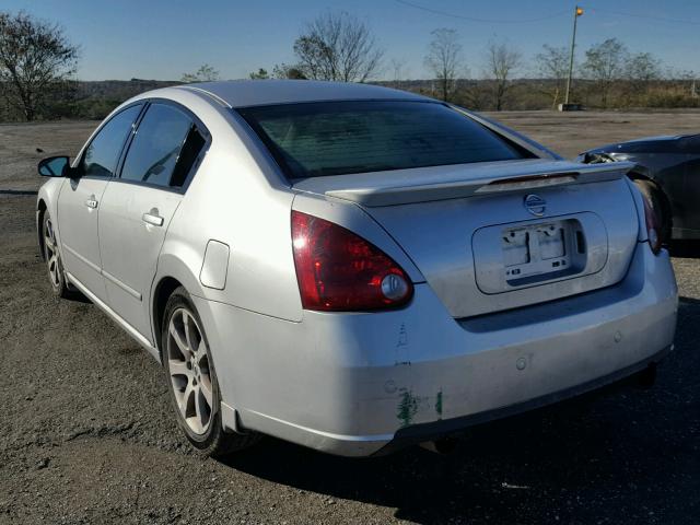 1N4BA41E37C859203 - 2007 NISSAN MAXIMA SE SILVER photo 3