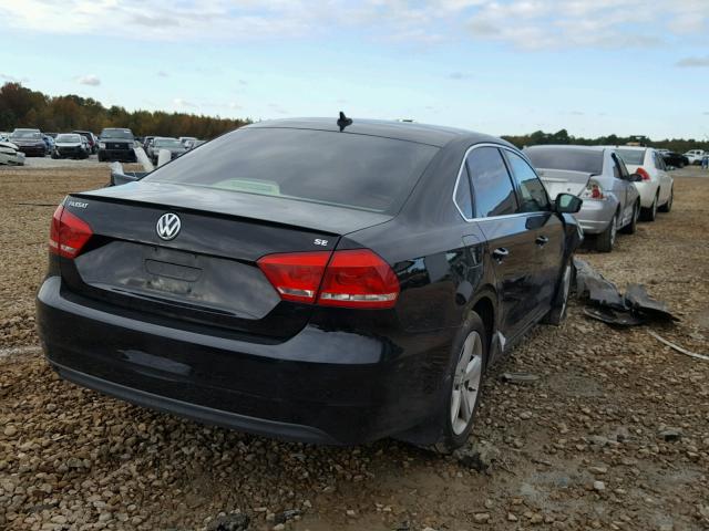 1VWBP7A30DC145109 - 2013 VOLKSWAGEN PASSAT SE BLACK photo 4