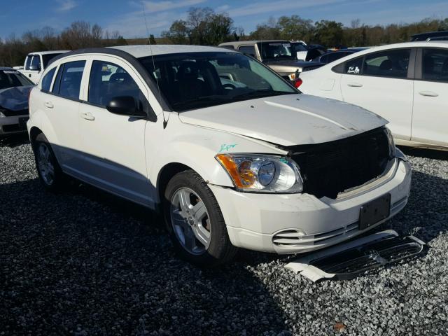 1B3HB48A09D149291 - 2009 DODGE CALIBER SX WHITE photo 1