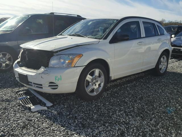 1B3HB48A09D149291 - 2009 DODGE CALIBER SX WHITE photo 2