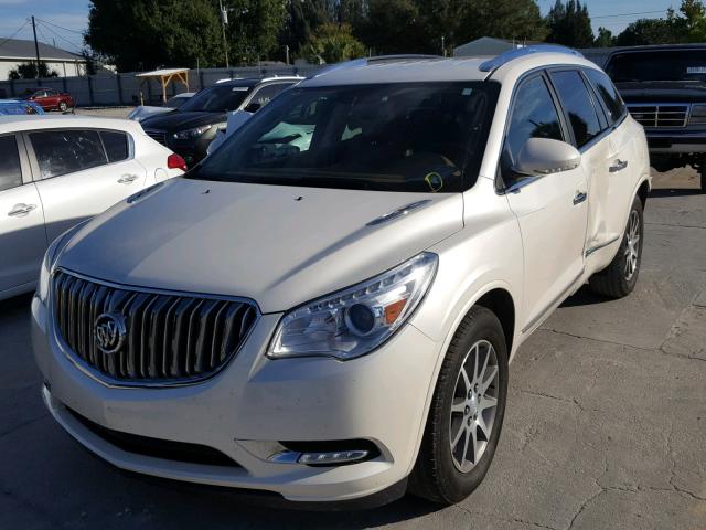 5GAKRBKD4FJ183773 - 2015 BUICK ENCLAVE WHITE photo 2