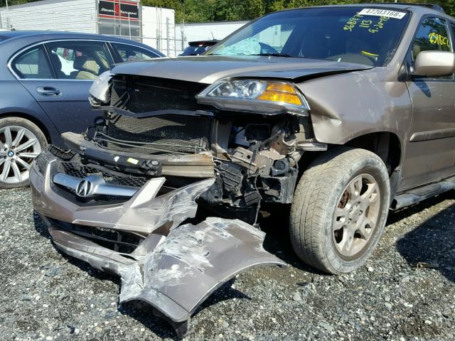 2HNYD18904H524261 - 2004 ACURA MDX TOURIN TAN photo 9