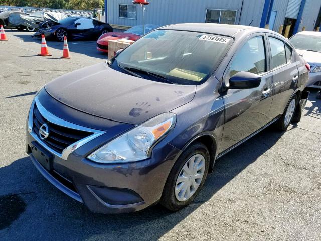 3N1CN7AP7FL863444 - 2015 NISSAN VERSA S BROWN photo 2