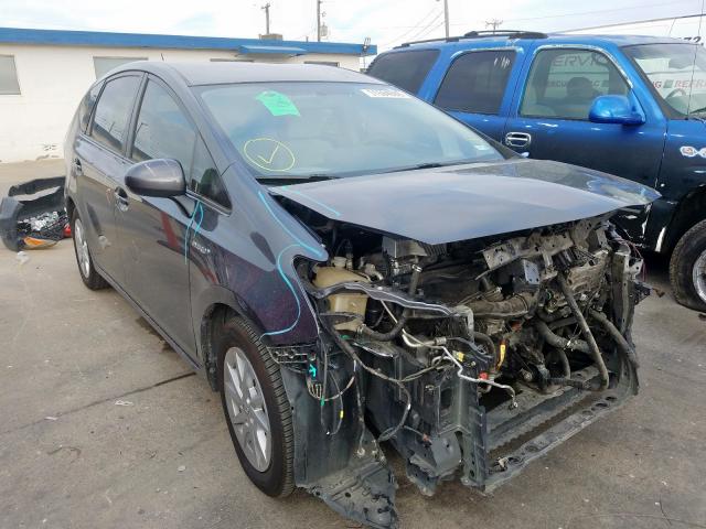 JTDZN3EU7E3365741 - 2014 TOYOTA PRIUS V GRAY photo 1