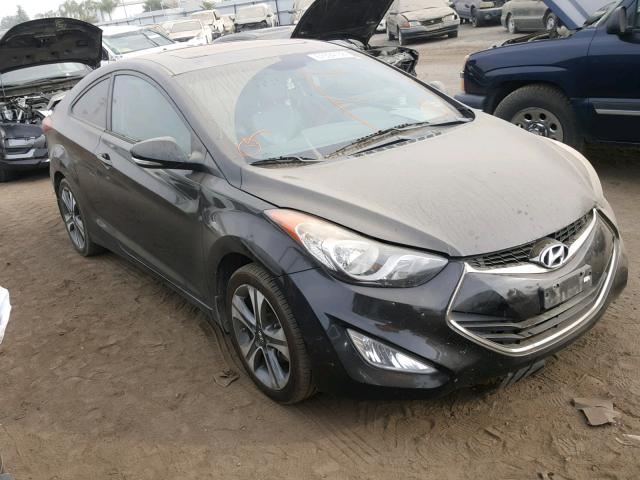 KMHDH6AE0DU012375 - 2013 HYUNDAI ELANTRA CO BLACK photo 1