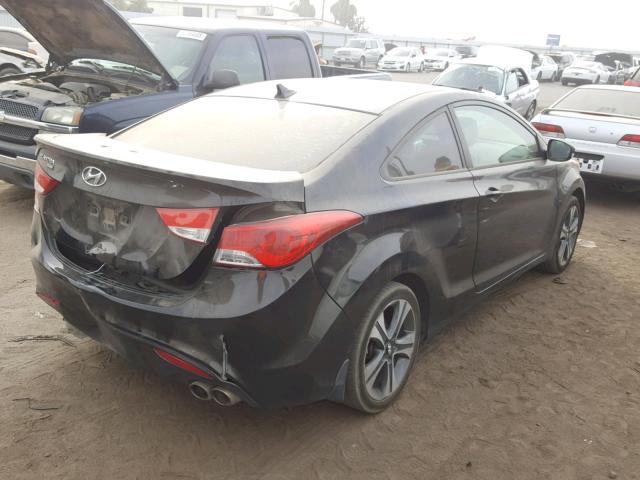 KMHDH6AE0DU012375 - 2013 HYUNDAI ELANTRA CO BLACK photo 4