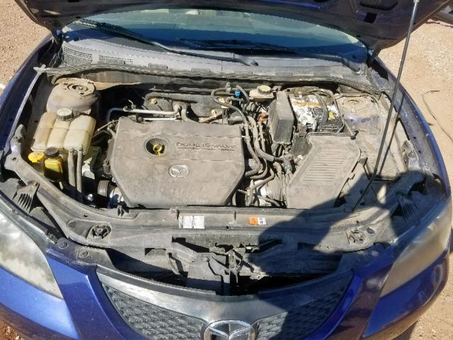 JM1BK12FX61444192 - 2006 MAZDA 3 I BLUE photo 7