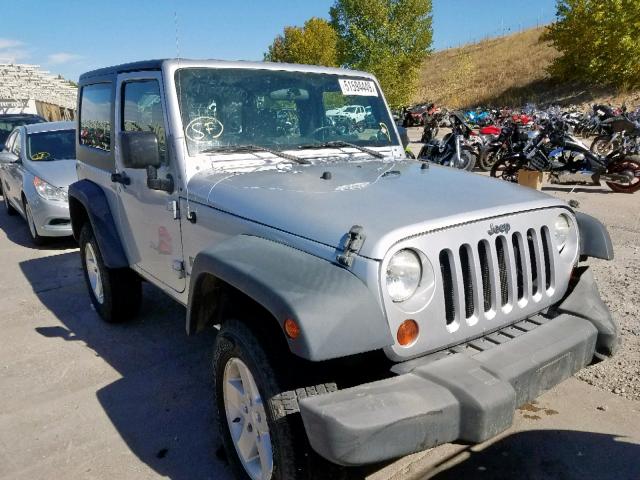 1J4FA24158L595938 - 2008 JEEP WRANGLER X SILVER photo 1