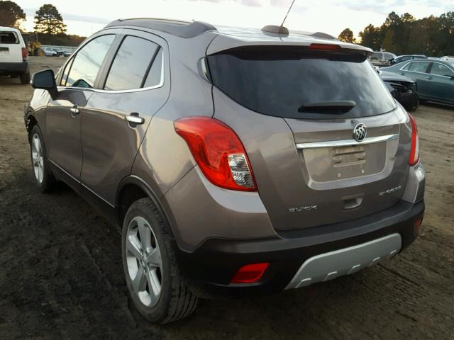 KL4CJASB3FB193637 - 2015 BUICK ENCORE GRAY photo 3