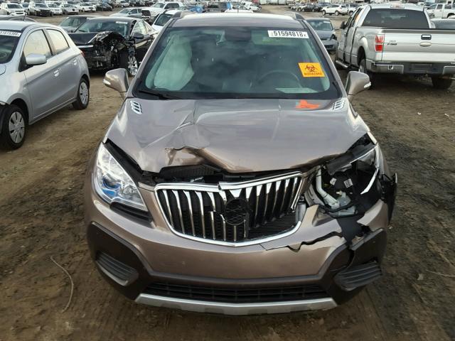 KL4CJASB3FB193637 - 2015 BUICK ENCORE GRAY photo 7