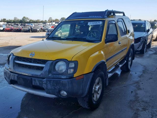 5N1ED28Y04C657526 - 2004 NISSAN XTERRA XE YELLOW photo 2