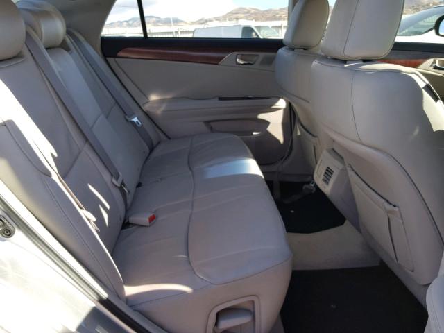 4T1BK3DB6BU377195 - 2011 TOYOTA AVALON BAS Күміс фото 6