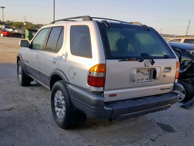 4S6DM58W214405835 - 2001 HONDA PASSPORT E 银色 照片 3