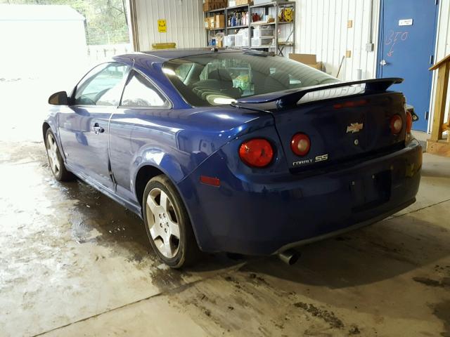 1G1AM15BX67736820 - 2006 CHEVROLET COBALT SS BLUE photo 3