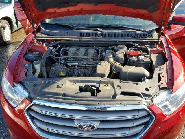 1FAHP2E81DG180066 - 2013 FORD TAURUS SEL RED photo 7