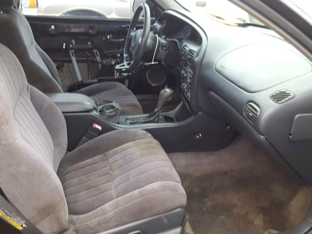 1G2WP12K12F266352 - 2002 PONTIAC GRAND PRIX BLACK photo 5