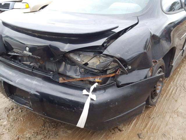 1G2WP12K12F266352 - 2002 PONTIAC GRAND PRIX BLACK photo 9