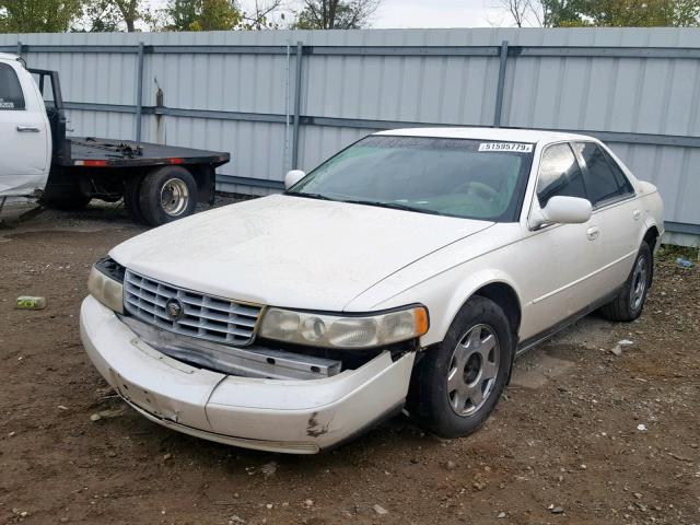 1G6KS54Y5XU925783 - 1999 CADILLAC SEVILLE SL WHITE photo 2