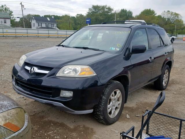 2HNYD18764H540771 - 2004 ACURA MDX TOURIN BLACK photo 2