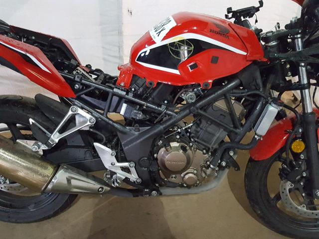 MLHNC5104H5300550 - 2017 HONDA CBR300 R RED photo 7