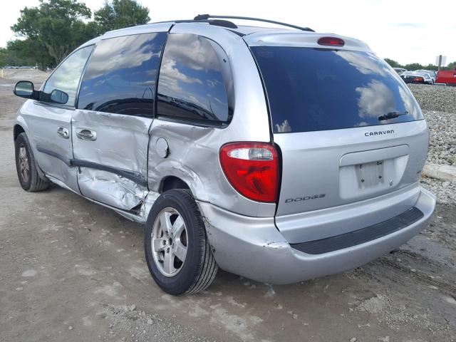 1D4GP45R26B607526 - 2006 DODGE CARAVAN SX SILVER photo 3