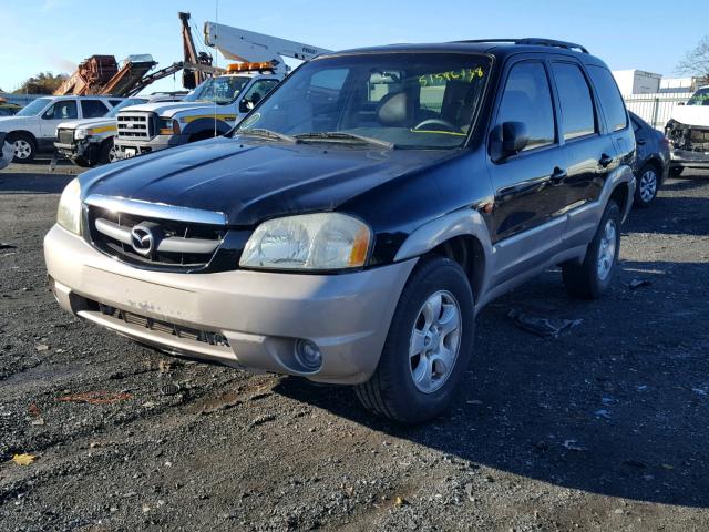 4F2CZ06194KM16867 - 2004 MAZDA TRIBUTE ES BLACK photo 2