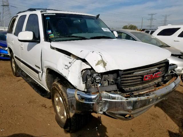 1GKEK13T71R170613 - 2001 GMC YUKON WHITE photo 1