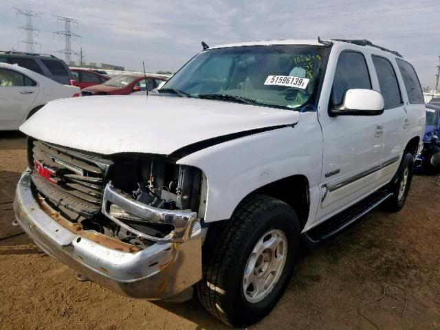 1GKEK13T71R170613 - 2001 GMC YUKON WHITE photo 2