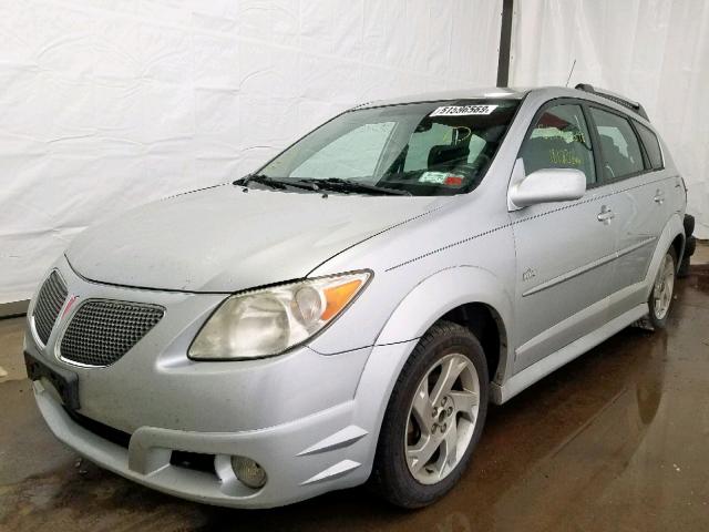 5Y2SL65888Z422350 - 2008 PONTIAC VIBE SILVER photo 2