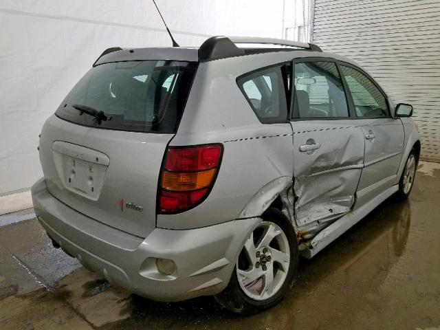 5Y2SL65888Z422350 - 2008 PONTIAC VIBE SILVER photo 4